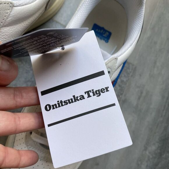 ASICS Onitsuka Tiger ULTIMATE 81 EX 1183B510 101 White Directoire Blue Women STZ - Picture 2 of 9